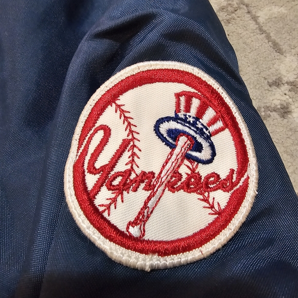 Vintage 90's Shain MLB New York Yankees Satin Bomber Jacket - Picture 5 of 7